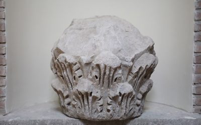 Corinthian capital of column